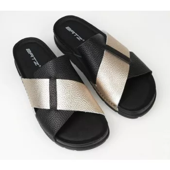 Batz női papucs - Marina Black Gold