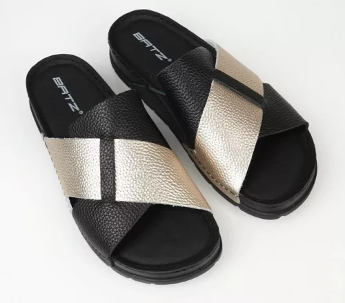 Batz női papucs - Marina Black Gold