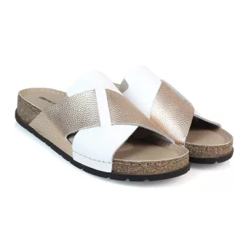 Batz női papucs - Marina White Gold