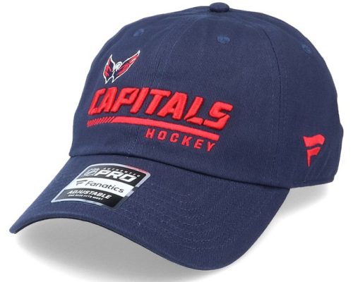 Fanatics Washington Capitals Authentic Pro Locker Room Unstructured Adjustable Cap Navy-OS Női sapka - SM-19JU45062GAHCD