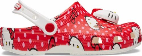 Crocs Hello Kitty Red Classic Clog Női papucs - SM-210575-90H