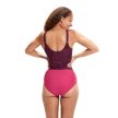 Speedo EVIE PT 1PC AF RED/PURPLE (UK) Női fürdőruha - SM-8-00306115106