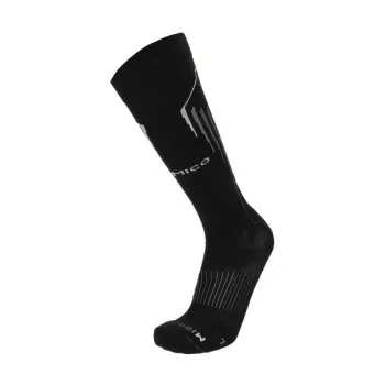   Mico CALZA RUNNING LUNGA LIGHT WEIGHT OXIJET, NERO GRIGIO Női zokni - SM-CA01273-170