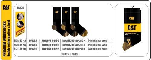 Caterpillar CAT DY178A Premium Munkazokni Női zokni - SM-CAT-00190