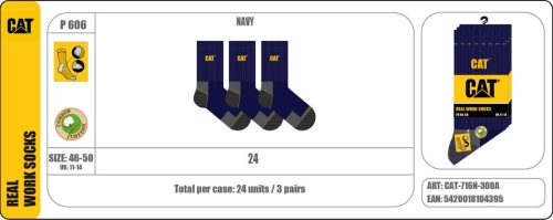 Caterpillar CAT P606 3-pack munkazokni Női zokni - SM-CAT-716N-300A