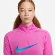 Nike Nike Dri-FIT Swoosh-Women's 1/4-Zip Long-Sleeve Running Mid Layer Női póló - SM-DX0952-623