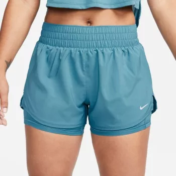  Nike Nike Dri-FIT One-Women's Mid-Rise 3" 2-in-1 Shorts Női rövidnadrág - SM-DX6012-440