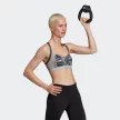 Adidas AM AI Q3 BRA MGSOGR/PRINT Női sportmelltartó - SM-DX7543