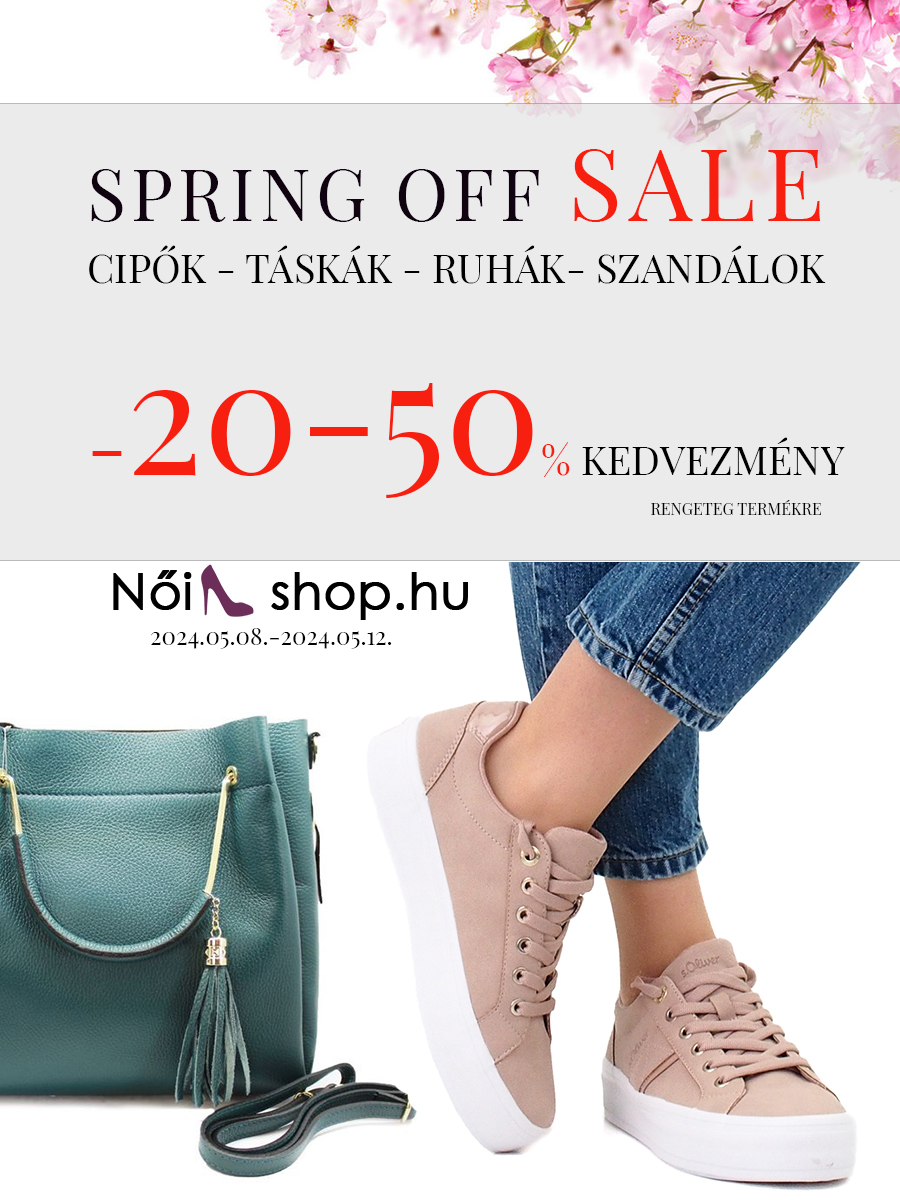 Elkezdődött a Spring Off Sale! -20-50% rengeteg cipőre, táskára, ruhára!