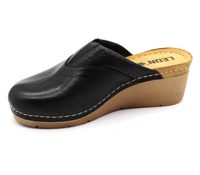 Leon Comfort női papucs - 1002 fekete