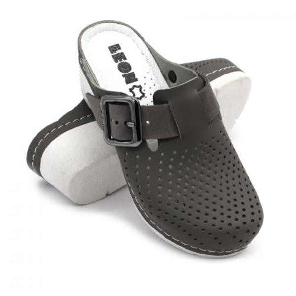 Leon Comfort női papucs - 1100 szurke