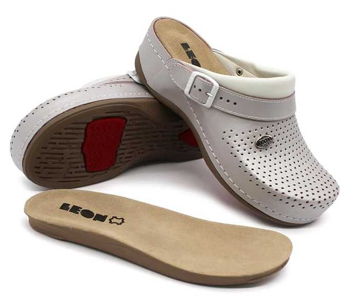 Leon Comfort női papucs - 2023 perla