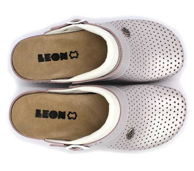 Leon Comfort női papucs - 2023 perla