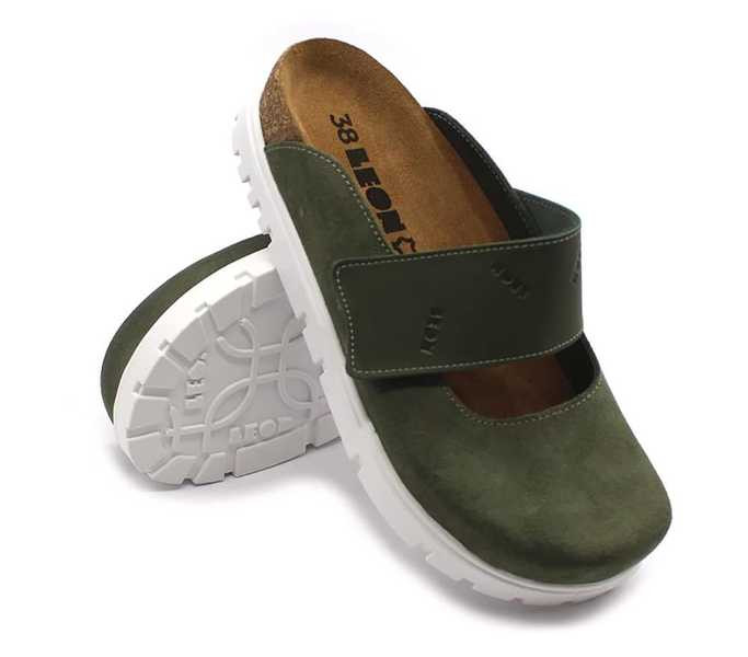 Leon Comfort női papucs - 6002 zold