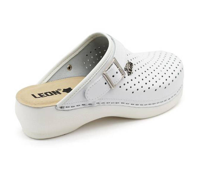 Leon Comfort női papucs - PU 101 Fehér
