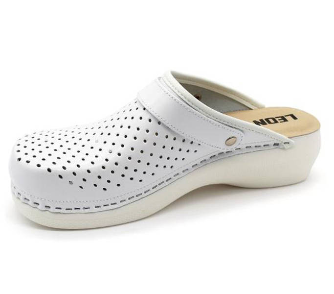 Leon Comfort női papucs - PU 101 Fehér