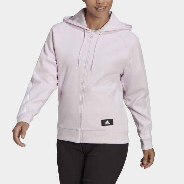 Adidas W FI 3S FZ REG Női pulóver - SM-HE1657 Adidas W FI 3S FZ REG Női pulóver - SM-HE1657