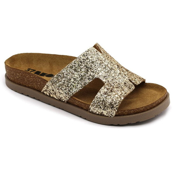 Leon Comfort női papucs - 7030 arany