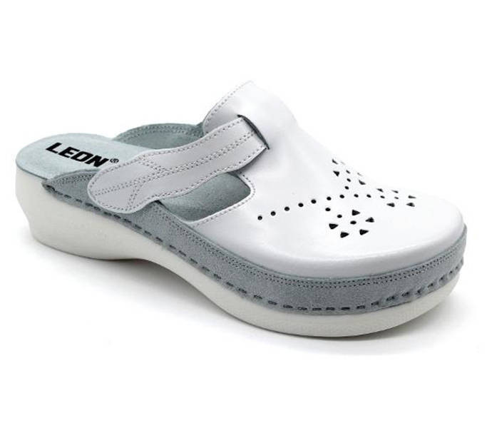 Leon Comfort női papucs - Pu 156 fehér Leon Comfort női papucs - Pu 156 fehér