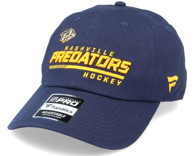 Fanatics Nashville Predators Authentic Pro Locker Room Unstructured Adjustable Cap Navy-OS Női sapka - SM-19JU45062GLHCD